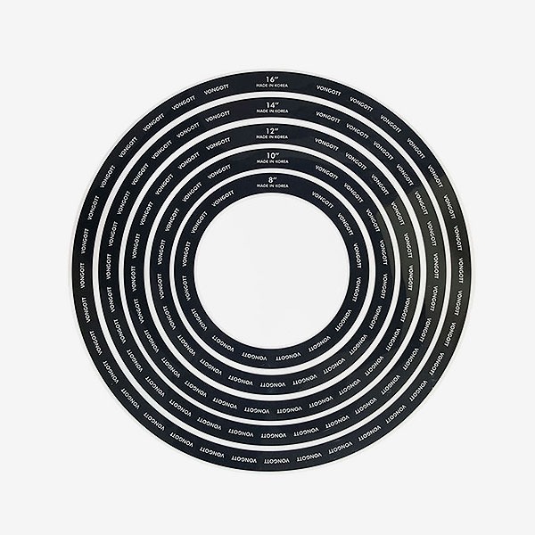 VONGOTT Mute Ring BLACK 폰거트 뮤트링세트 블랙 8, 10, 12, 14, 16인치 5장세트