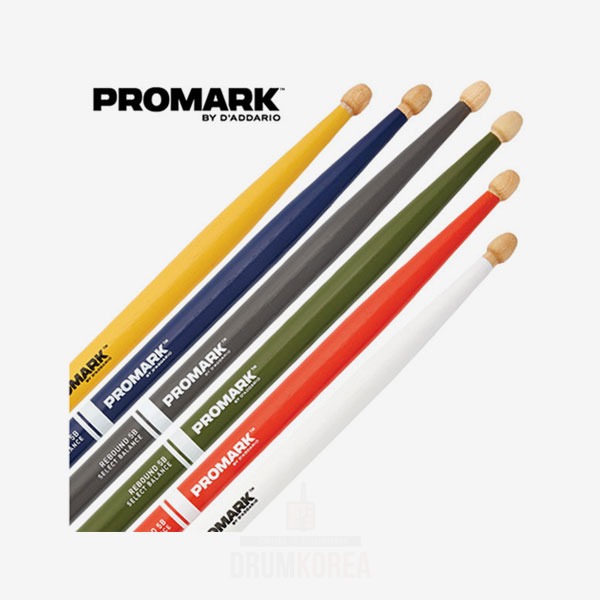 Promark 7A PAINT Select balance Rebound Hickory Acorn 프로마크 페인트 7A 리바운드 히코리 드럼스틱