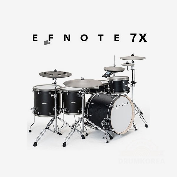 (30만원 상당 VONGOTT ED-50 전자드럼앰프 무료증정 선착순 200점) EFNOTE7X 6기통 전자드럼세트 심벌추가 올메쉬 어쿠스틱형