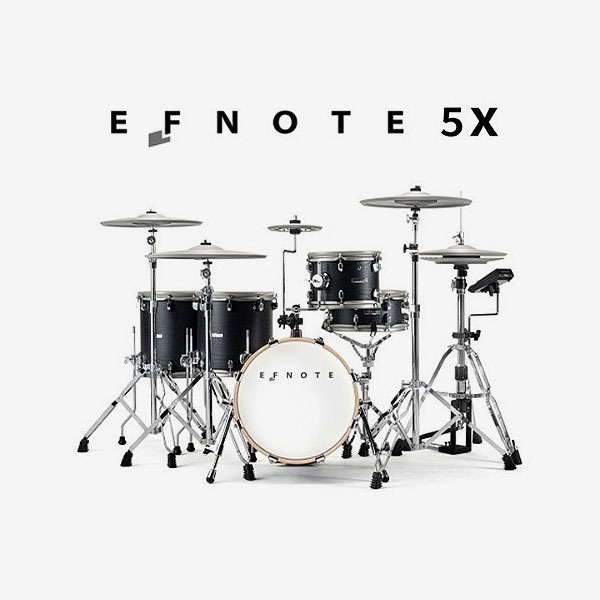 (30만원 상당 VONGOTT ED-50 전자드럼앰프 무료증정 선착순 200점) EFNOTE 5X 5기통 전자드럼세트 심벌추가 올메쉬 어쿠스틱형